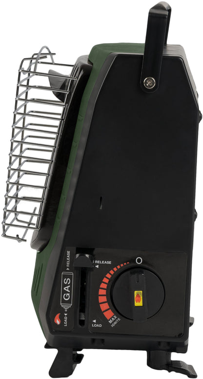 Portable gas heater Highlander Compact Gas Heater Green (GAS056-GN)