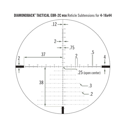 Optical sight Vortex Diamondback Tactical FFP 4-16x44 EBR-2C MOA (DBK-10026)