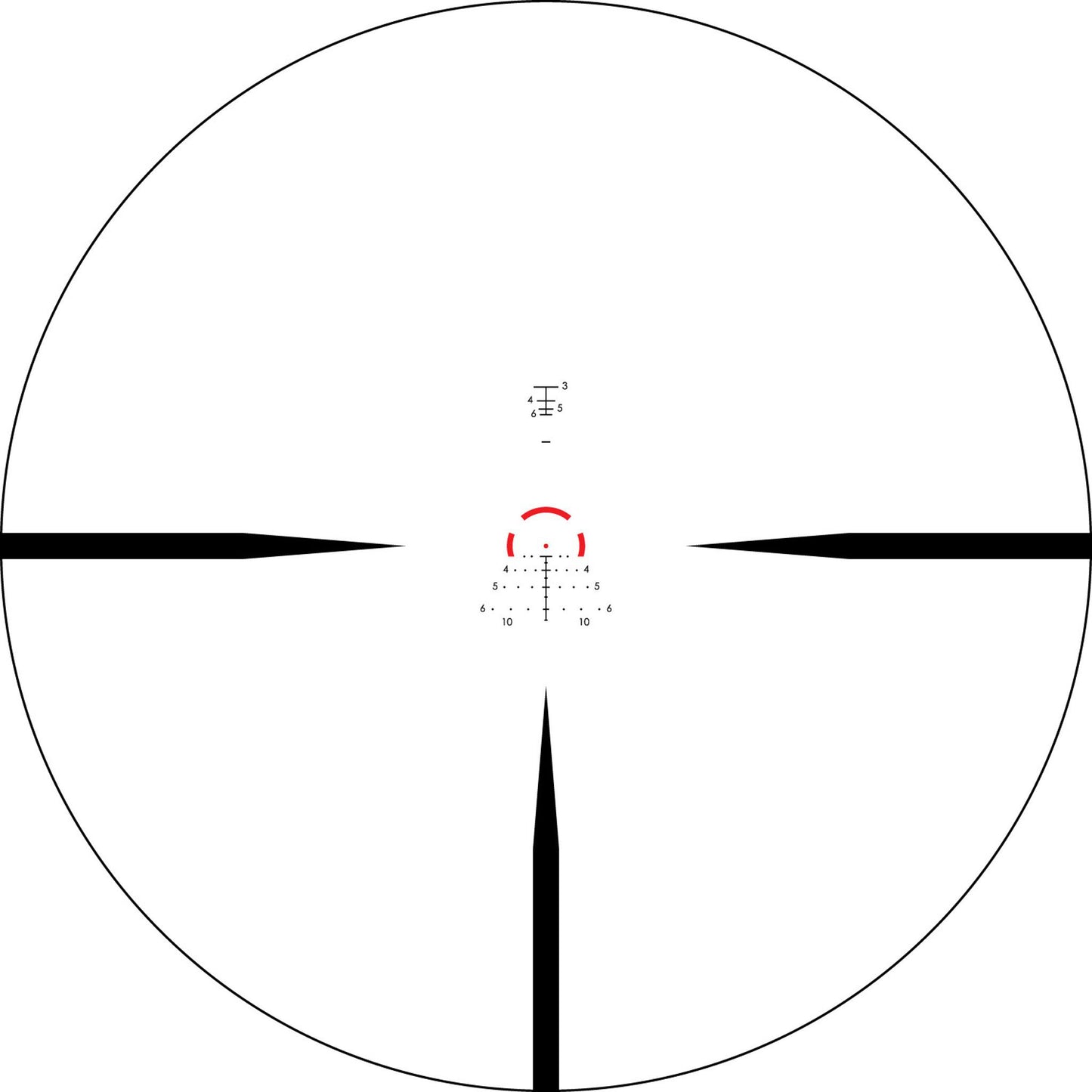 Optical sight Vortex Strike Eagle 1-6x24 AR-BDC3 (MOA) (SE-1624-2)