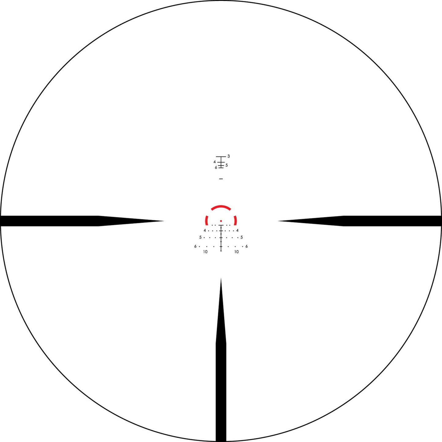 Optical sight Vortex Strike Eagle 1-8x24 (AR-BDC3 IR) (SE-1824-2)