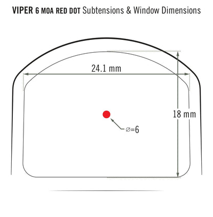 Collision sight Vortex Viper Red Dot 6 MOA (VRD-6)