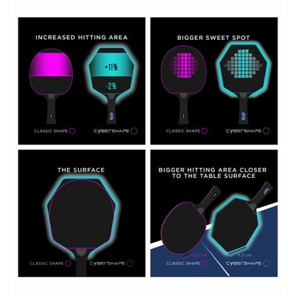 Table tennis racket Stiga Cybershape Future 3 Star FL (1213-0304-35)