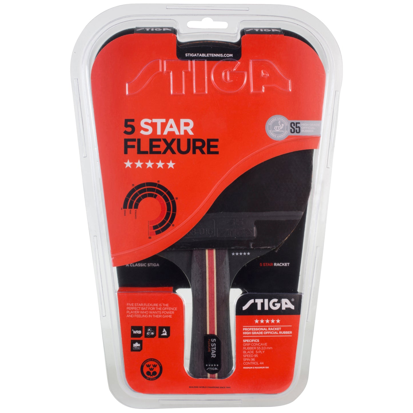 Table tennis racket Stiga Flexure 5 Star FL (1215-4016-01)