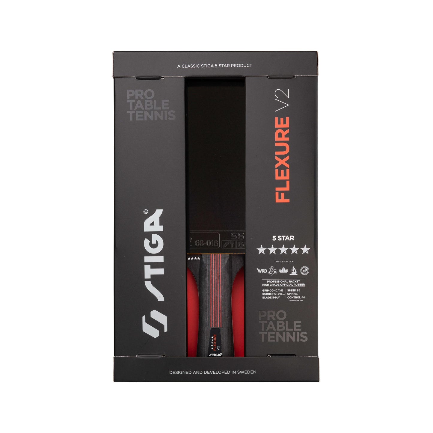 Ракетка для настільного тенісу Stiga Flexure 5 Star ver.2 FL (1215-1205-35)