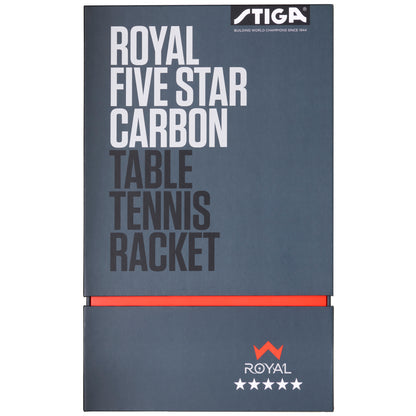 Table tennis racket Stiga Royal Carbon 5 Star FL (1215-2818-01)