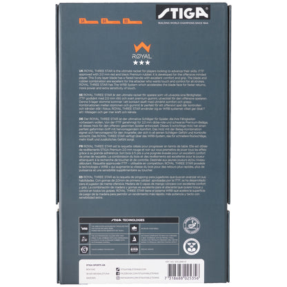 Table tennis racket Stiga Royal WRB 3 Star FL (1213-2818-01)