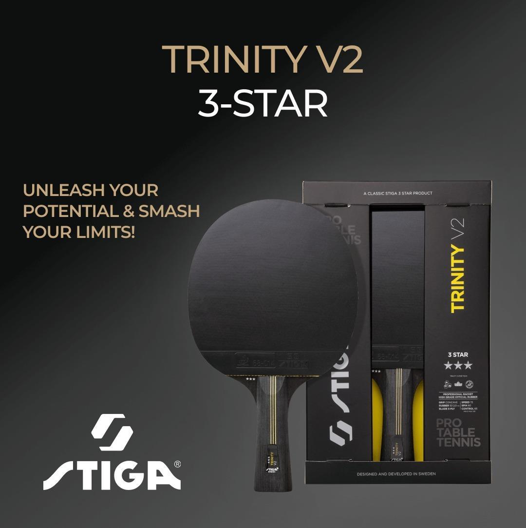 Ракетка для настільного тенісу Stiga Trinity 3 Star ver.2 FL (1213-1208-35)