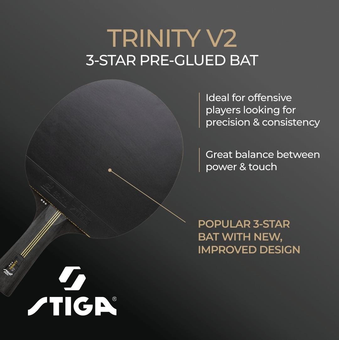 Ракетка для настільного тенісу Stiga Trinity 3 Star ver.2 FL (1213-1208-35)