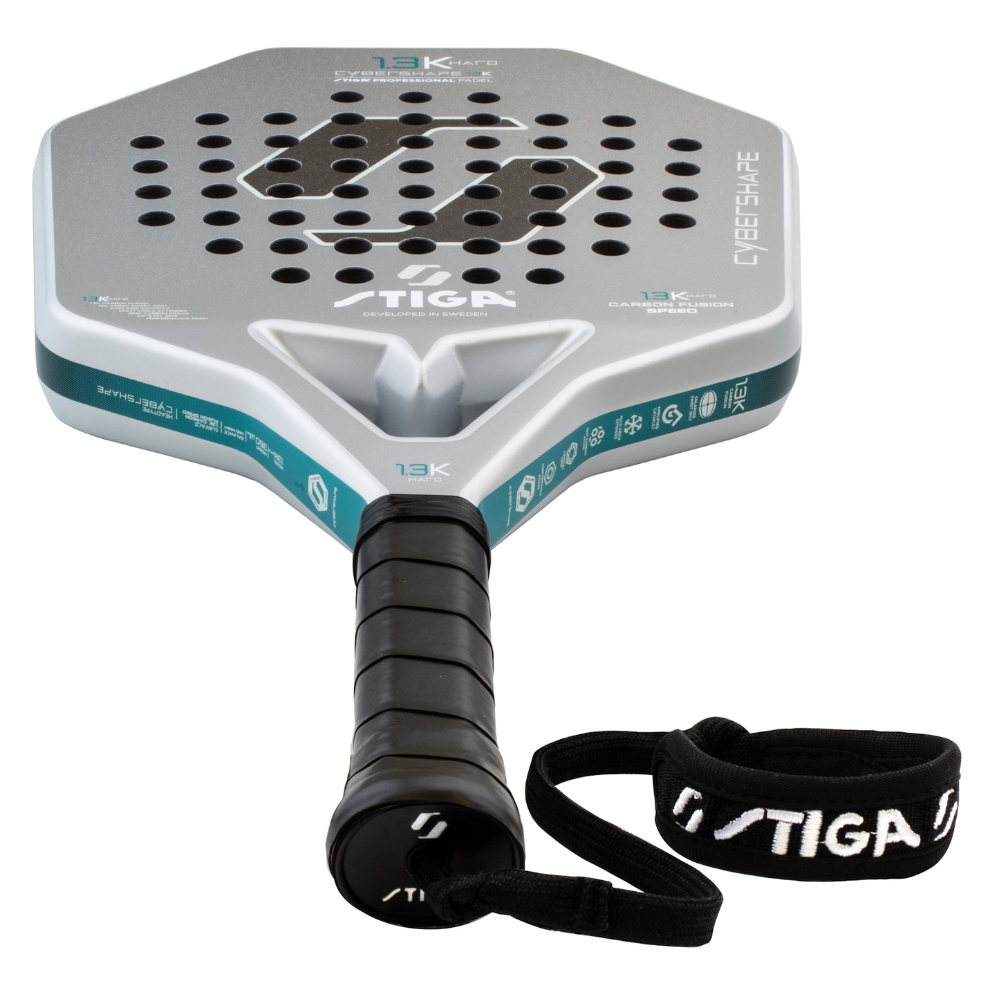 Ракетка для падел тенісу Stiga Racket 1.3K Hard Cybershape (2202-1826-03)