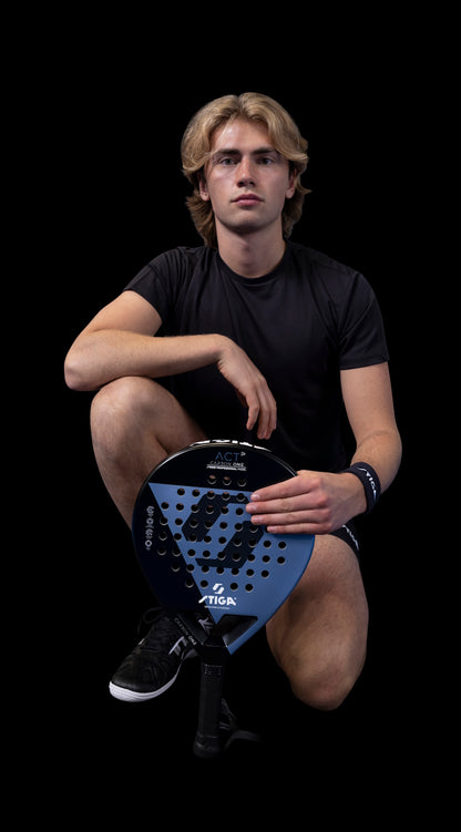 Padel tennis racket Stiga Racket ACT Black/Blue (2202-0916-01)