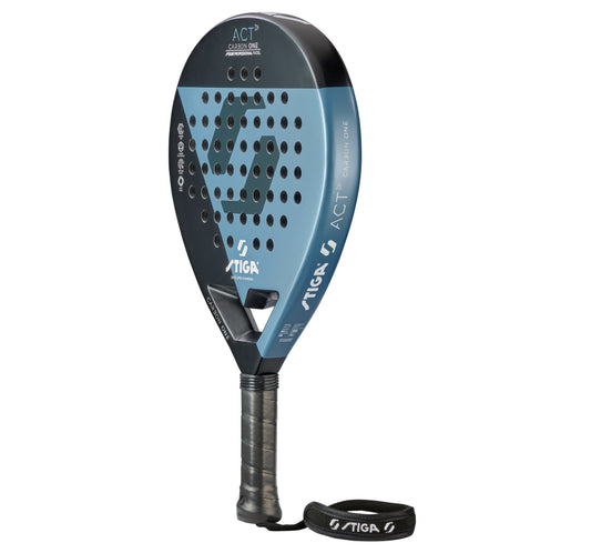 Padel tennis racket Stiga Racket ACT Black/Blue (2202-0916-01)
