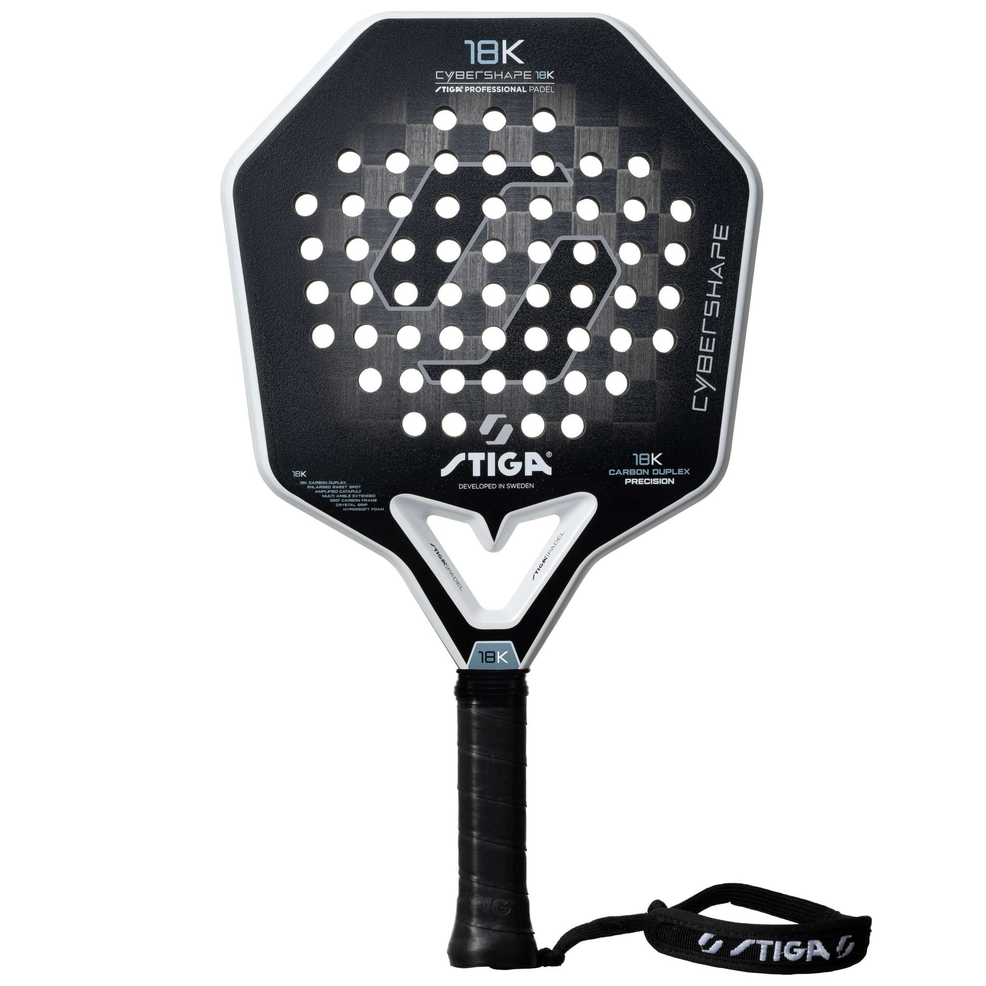 Ракетка для падел тенісу Stiga Racket Cybershape 18K (2202-1701-03)