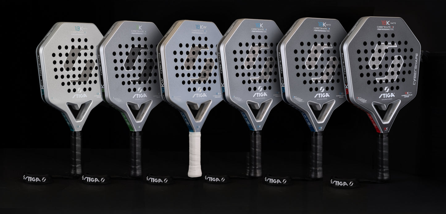 Ракетка для падел тенісу Stiga Racket 18K Cybershape 2V (2202-1722-03)