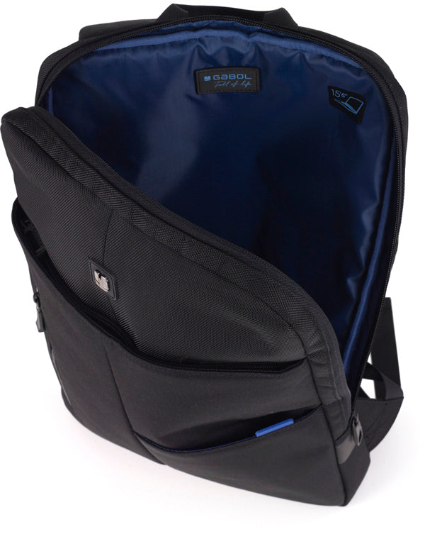 Gabol Backpack Intro 5.6L Black Laptop Backpack (412851-001)