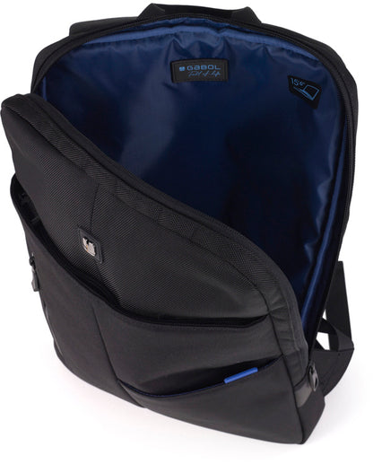 Gabol Backpack Intro 5.6L Black Laptop Backpack (412851-001)