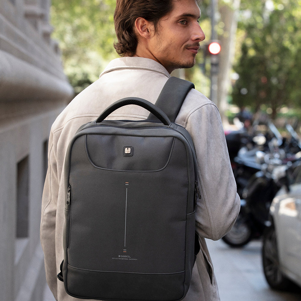 Laptop backpack Gabol Backpack Reflect 14L Gray (412455-016)