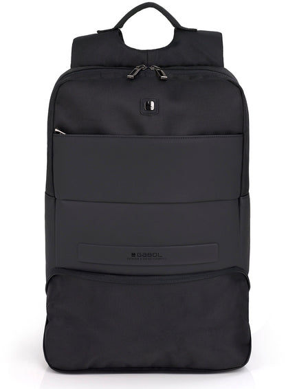 Gabol Expandable Backpack Capital 9/11L Black Laptop Backpack (413156-001)