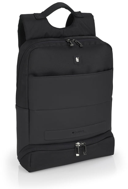 Gabol Expandable Backpack Capital 9/11L Black Laptop Backpack (413156-001)