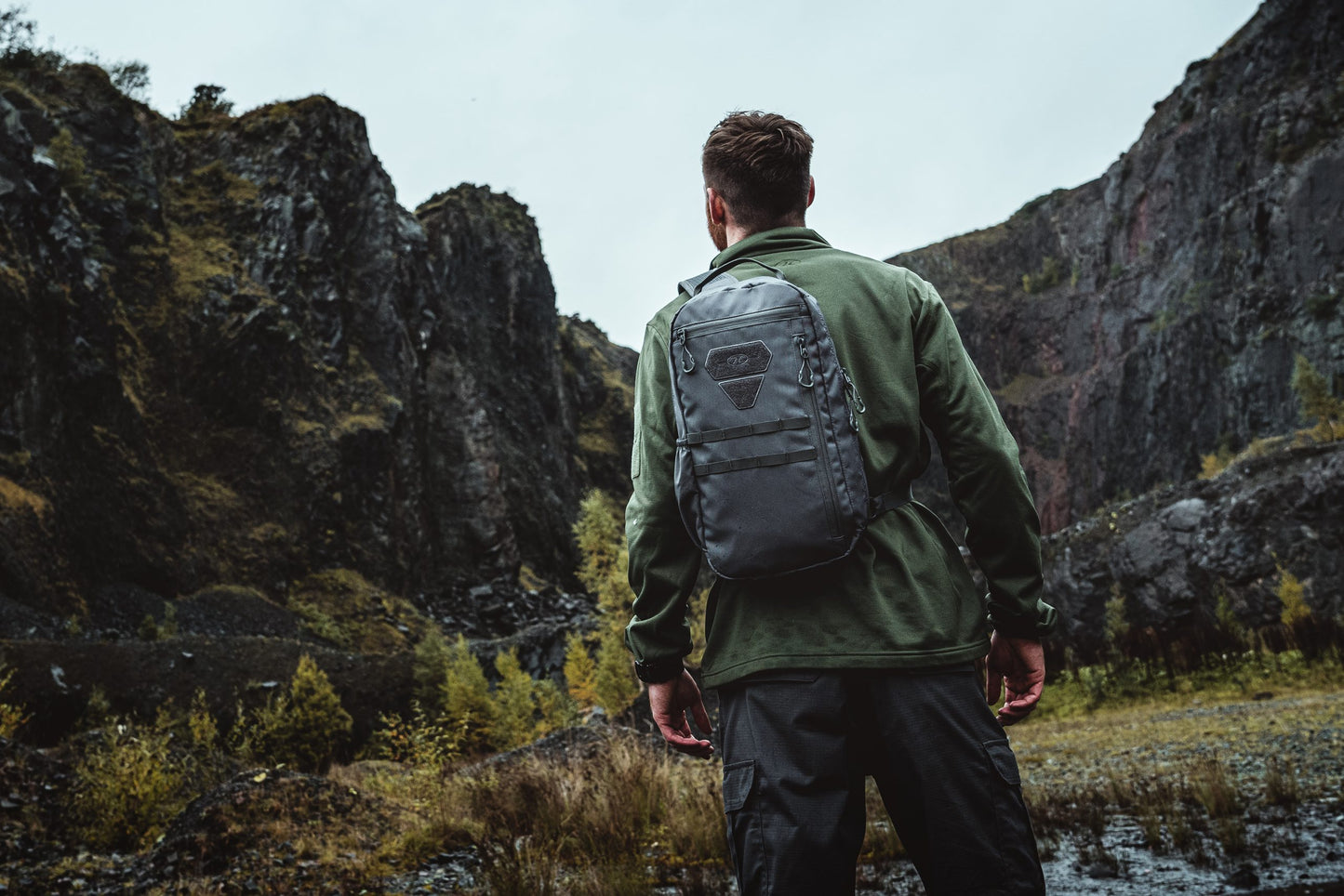 Tactical backpack Highlander Scorpion Gearslinger 12L Olive (TT191-OG)