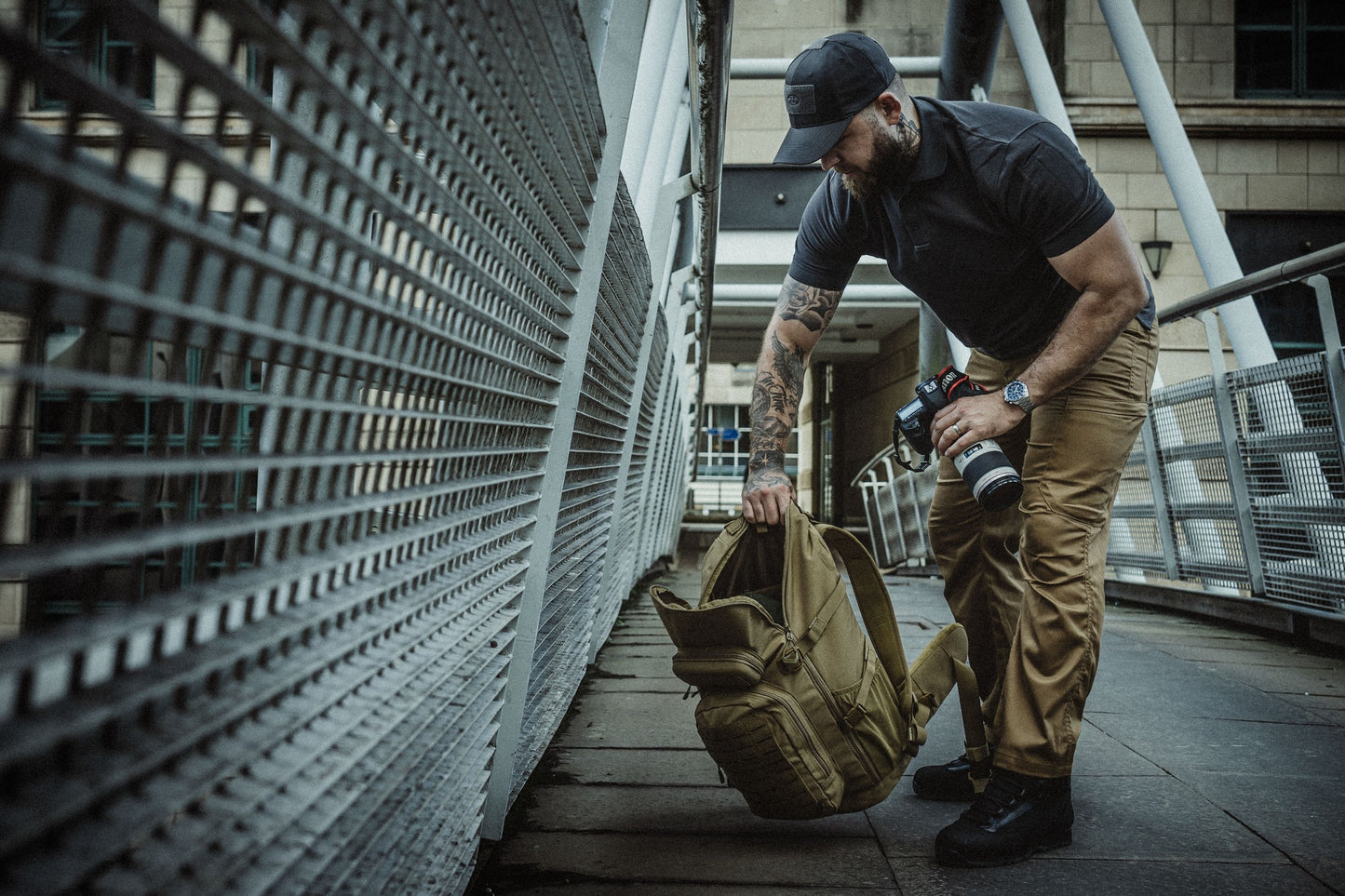 Tactical backpack Highlander Stoirm Backpack 40L Black (TT188-BK)