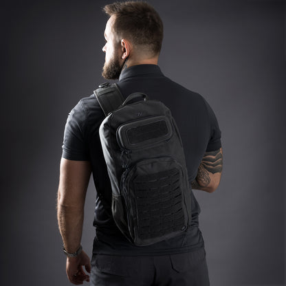 Tactical backpack Highlander Stoirm Gearslinger 12L Black (TT189-BK)