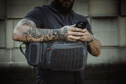 Tactical backpack Highlander Stoirm Gearslinger 12L Black (TT189-BK)
