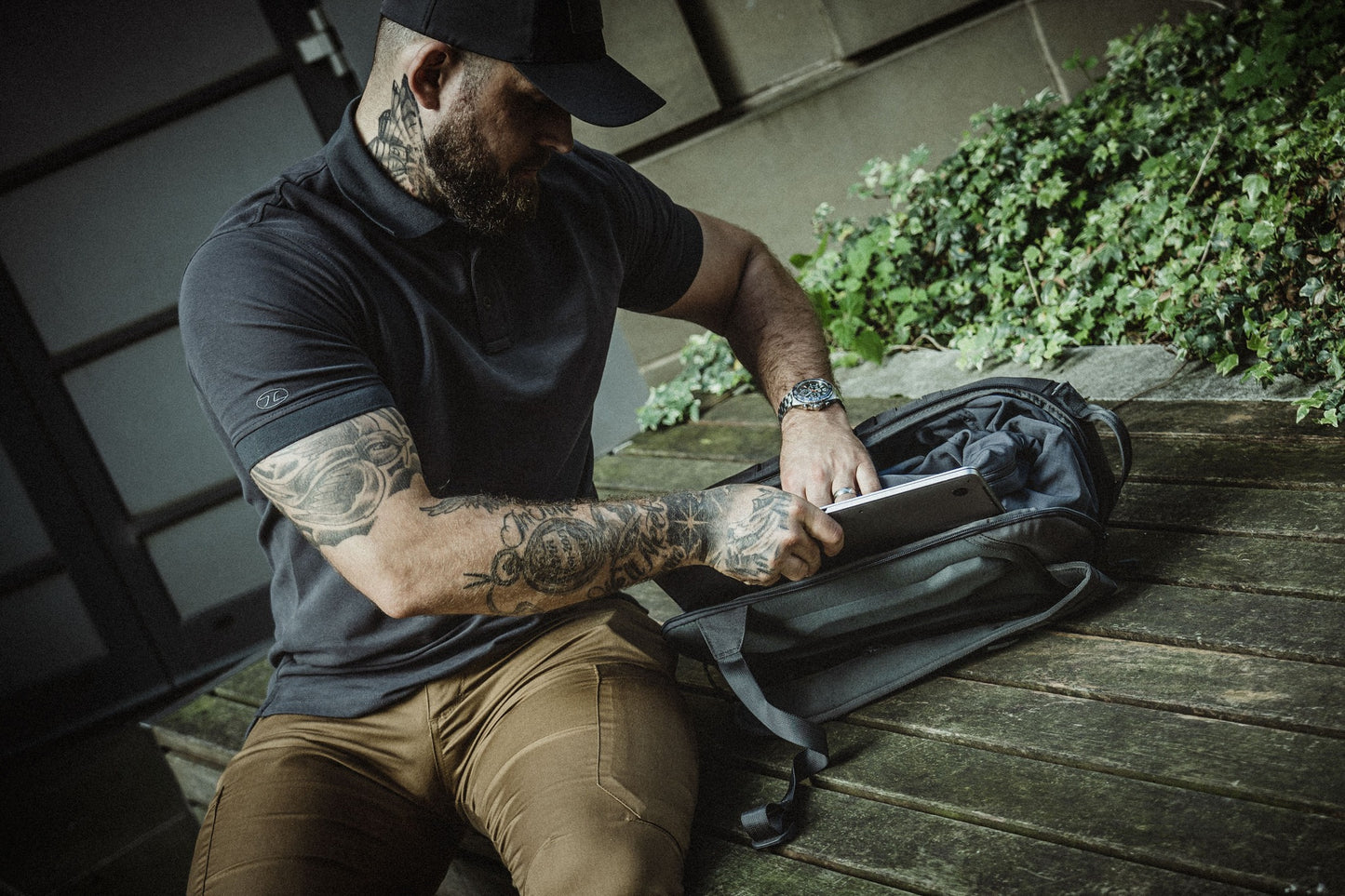 Tactical backpack Highlander Stoirm Gearslinger 12L Olive (TT189-OG)