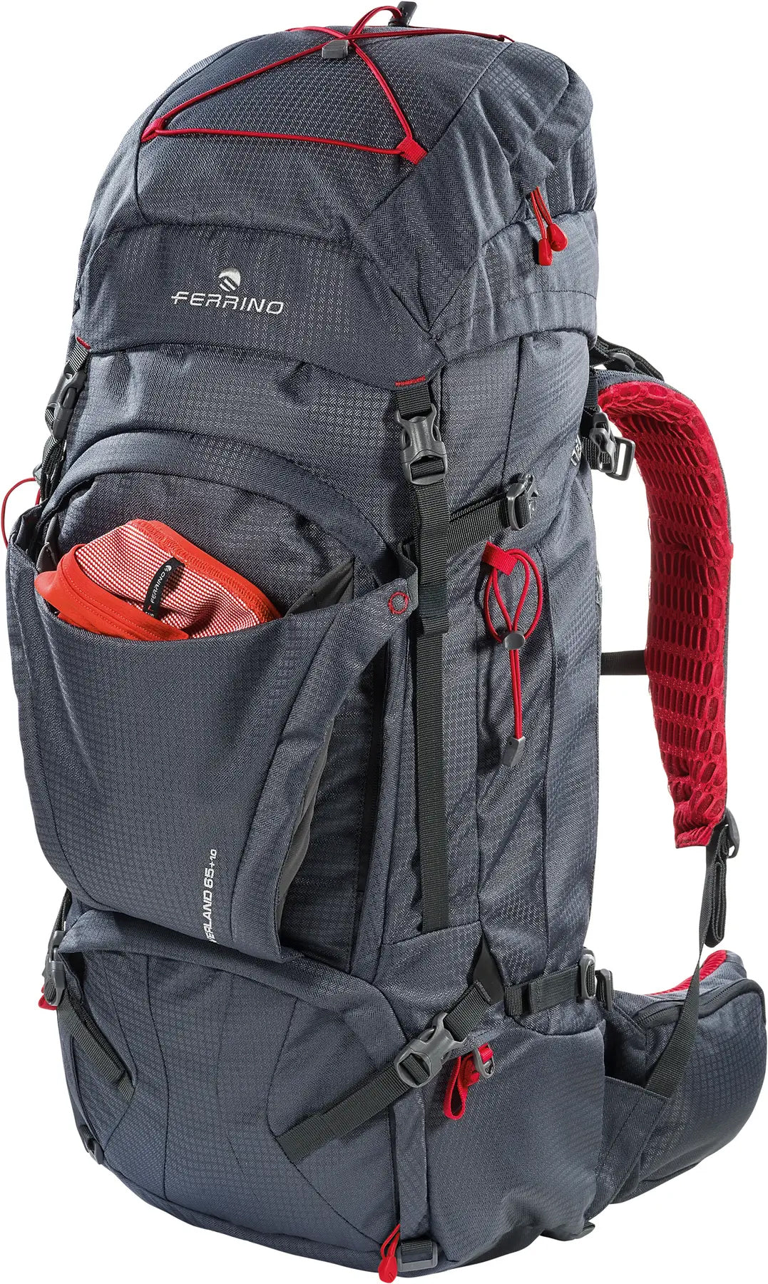 Travel backpack Ferrino Overland 65+10L Dark Gray (75671HCC)