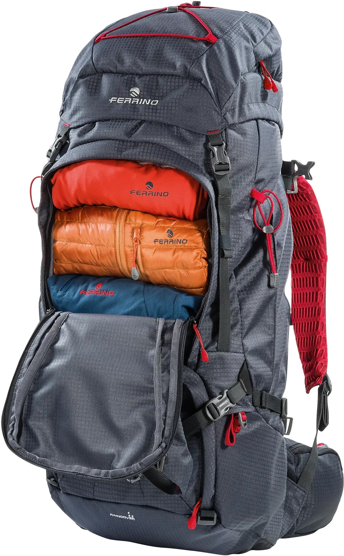 Travel backpack Ferrino Overland 65+10L Dark Gray (75671HCC)