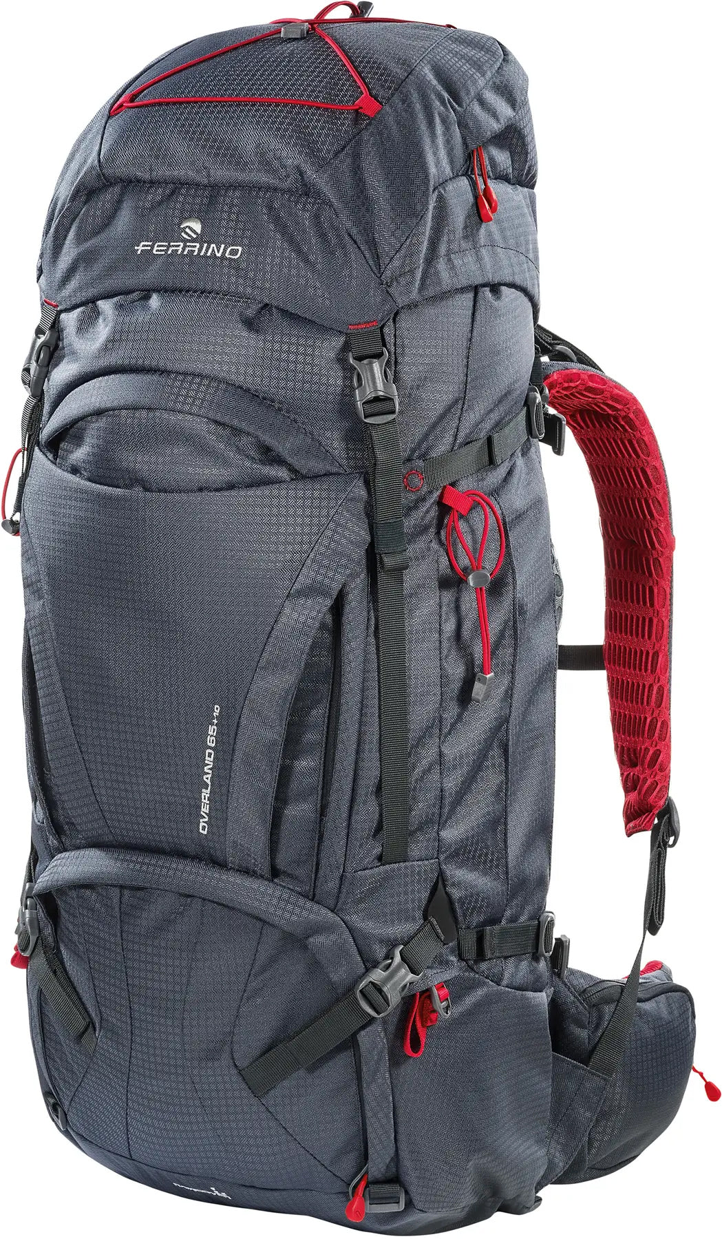 Рюкзак туристичний Ferrino Overland 65+10L Dark Grey (75671HCC)