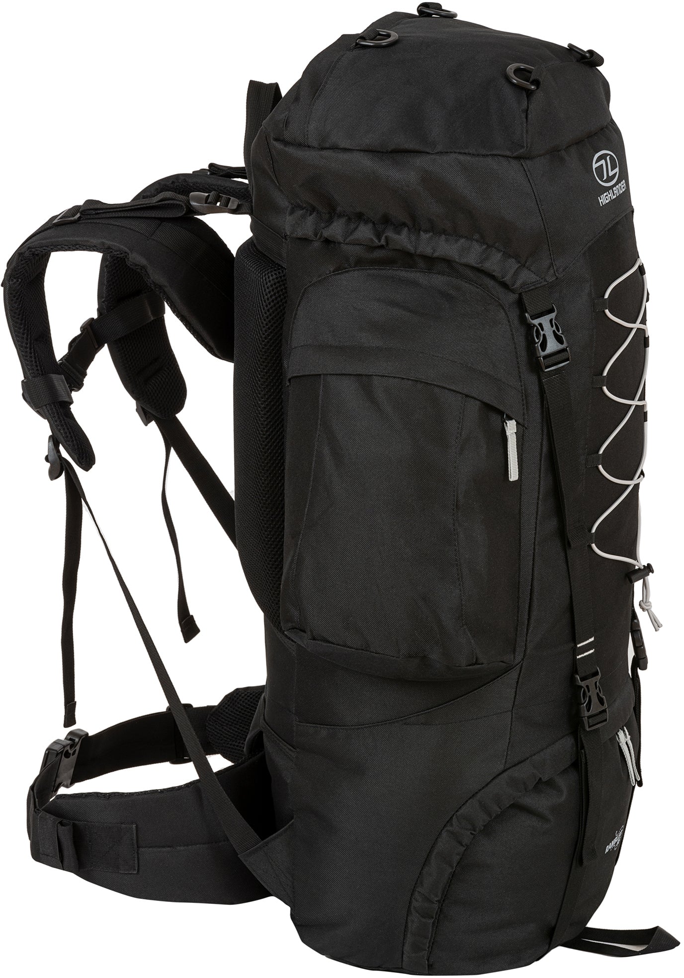 Travel backpack Highlander Rambler 88 Black/Silver (RAM088-BK.SR)
