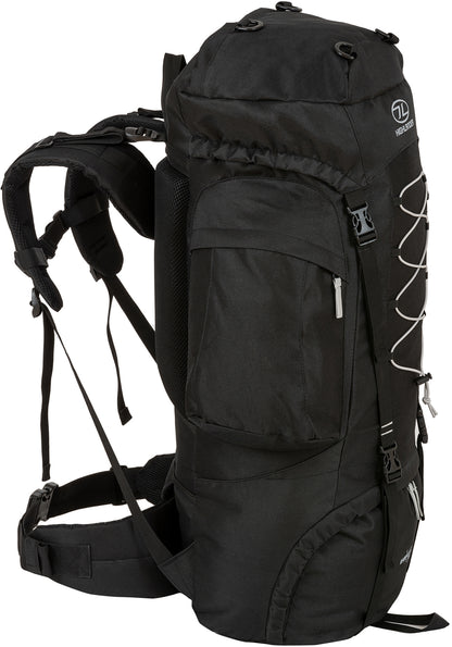 Travel backpack Highlander Rambler 88 Black/Silver (RAM088-BK.SR)