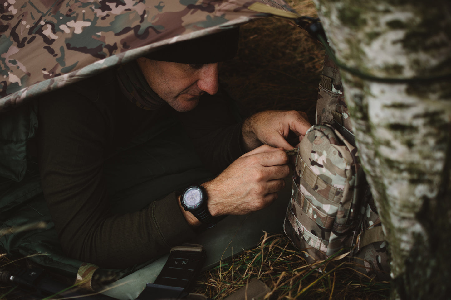 Tactical backpack Highlander M.50 Rugged Backpack 50L HMTC (TT182-HC)
