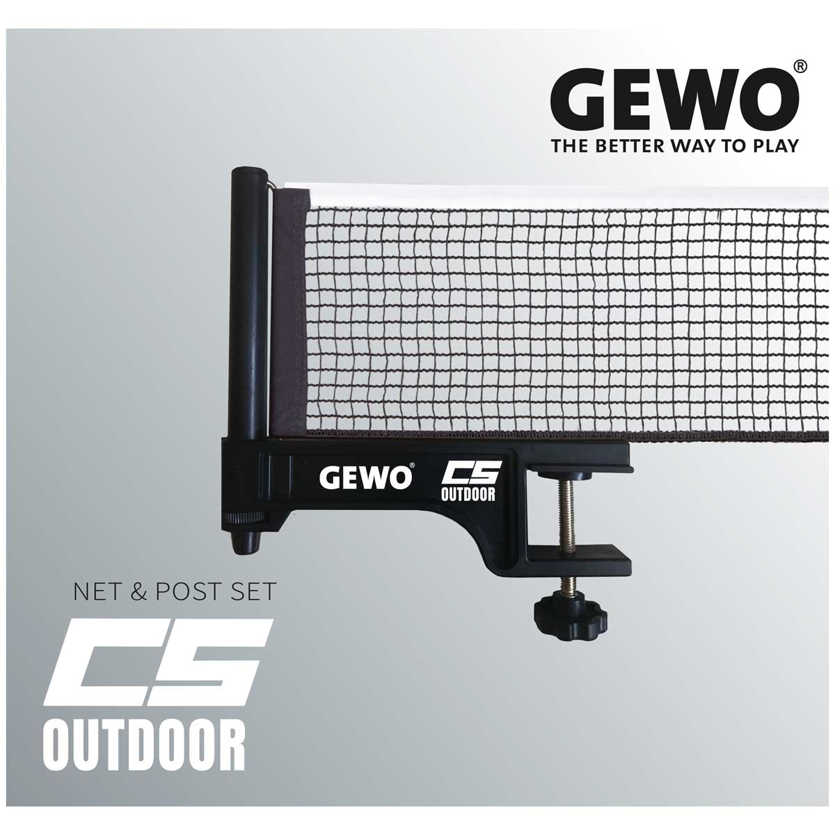 Table tennis net Gewo CS Outdoor (101679100)