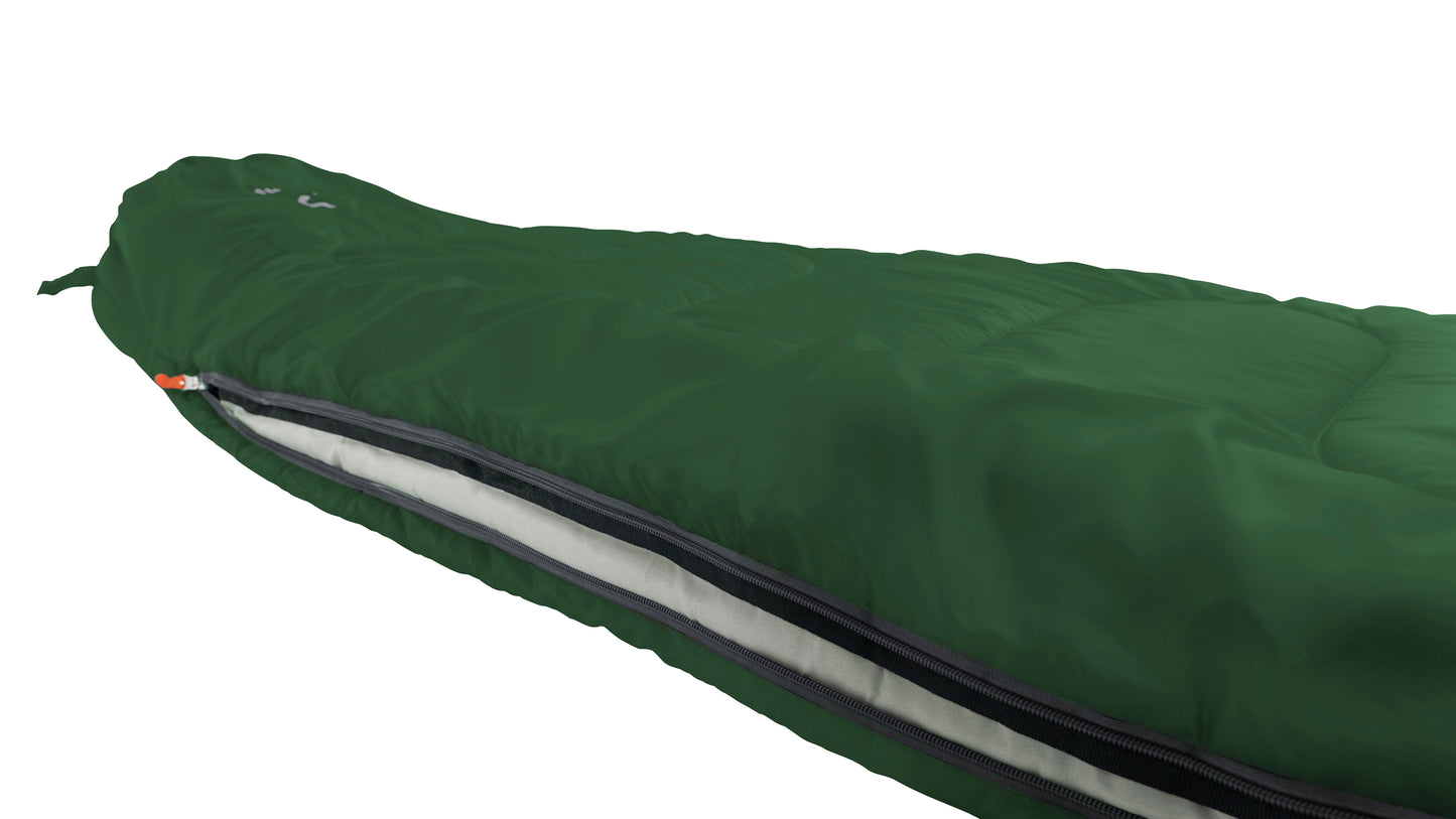 Sleeping bag Easy Camp Tundra 250/-2°C Green Left (240185)