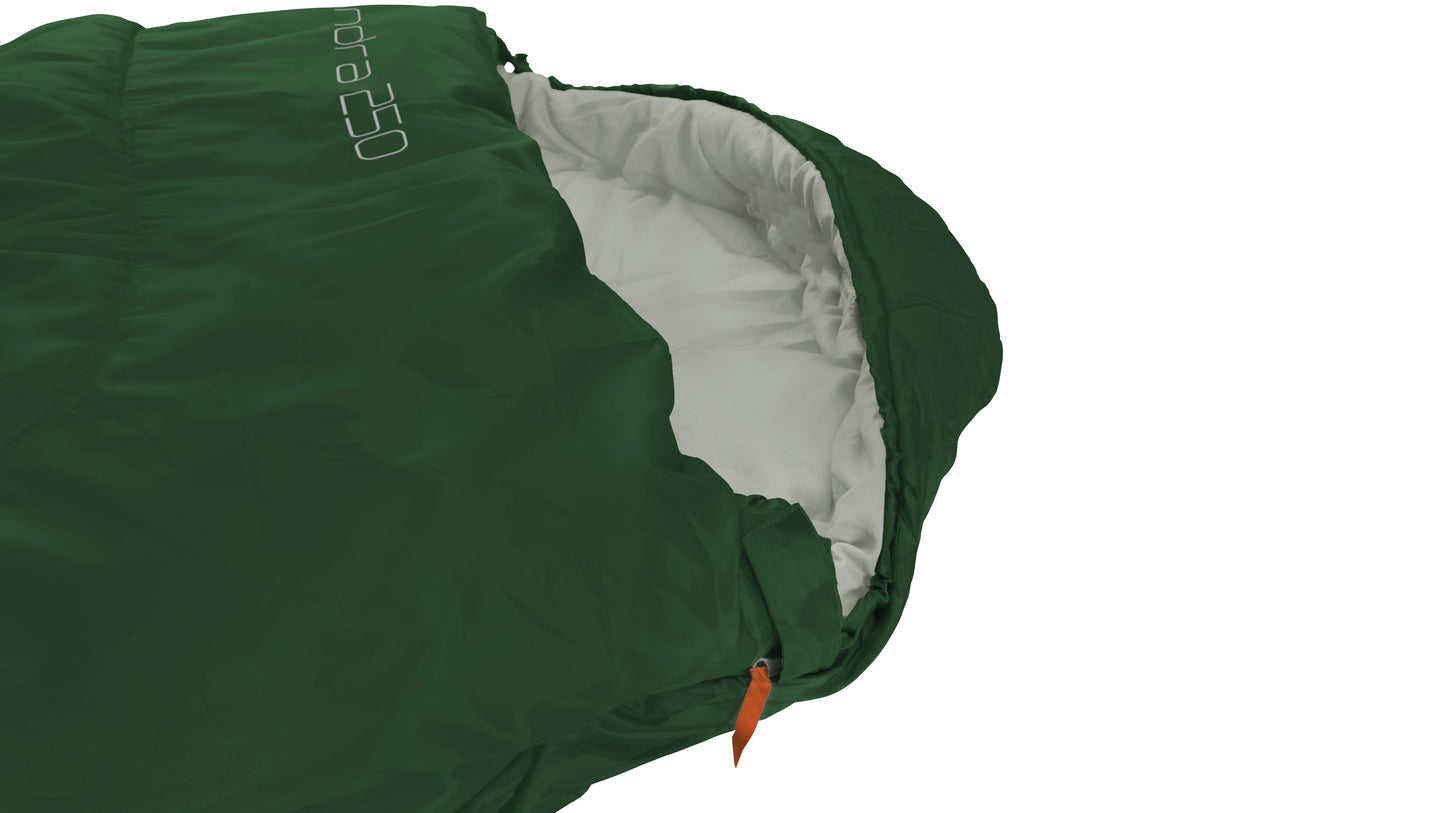 Sleeping bag Easy Camp Tundra 250/-2°C Green Left (240185)