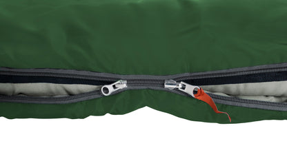 Sleeping bag Easy Camp Tundra 250/-2°C Green Left (240185)