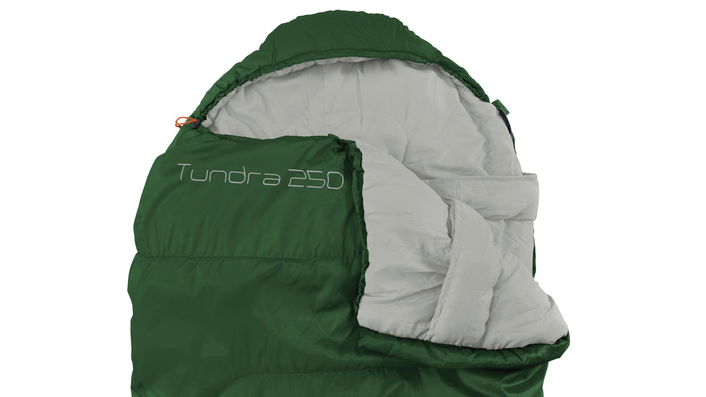 Sleeping bag Easy Camp Tundra 250/-2°C Green Left (240185)