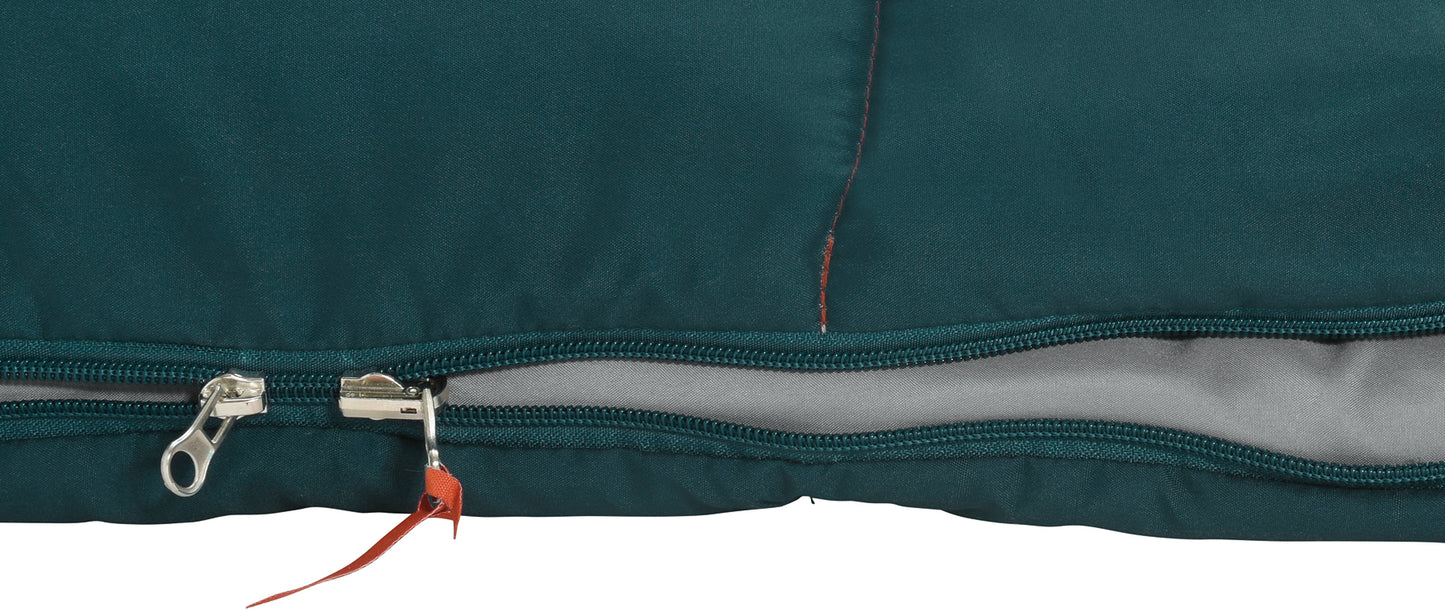 Sleeping bag Easy Camp Moon 200 Double/+5°C Teal Left/Right (240187)
