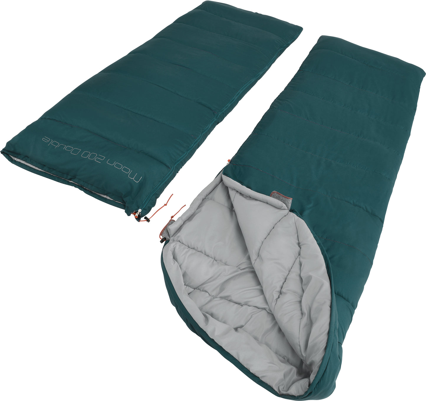 Sleeping bag Easy Camp Moon 200 Double/+5°C Teal Left/Right (240187)