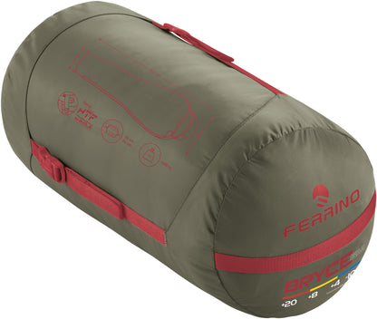 Sleeping bag Ferrino Bryce SM/+7°C Green Left (86375MVV)