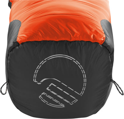 Sleeping bag Ferrino HL Mystic/-10°C Orange/Black Left (86267HAA)
