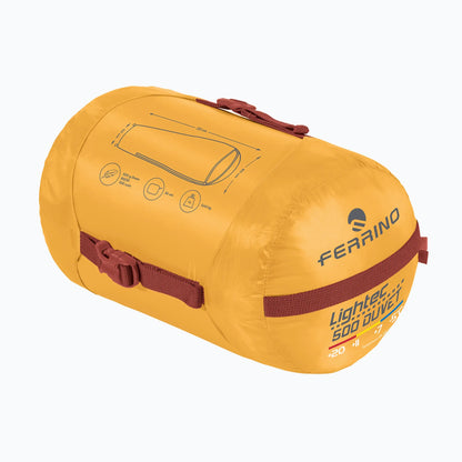 Спальний мішок Ferrino Lightec 500 Duvet RSD Down +7°C Yellow (86699NGG)