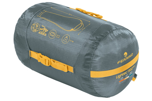 Sleeping bag Ferrino Lightec SM 1100 -3°C Green (86650QVV)