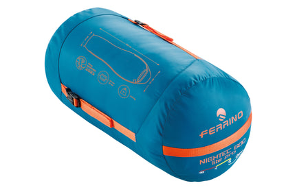 Sleeping bag Ferrino Nightec Lite Pro 600 L/-5°C Blue/Grey Left (86309HBG)