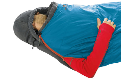 Sleeping bag Ferrino Nightec Lite Pro 600 L/-5°C Blue/Grey Left (86309HBG)
