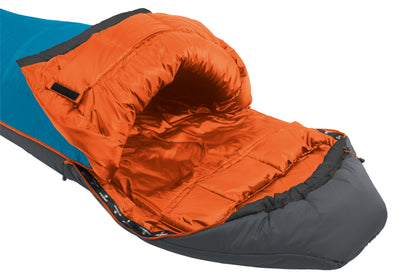 Sleeping bag Ferrino Nightec Lite Pro 600 L/-5°C Blue/Grey Left (86309HBG)