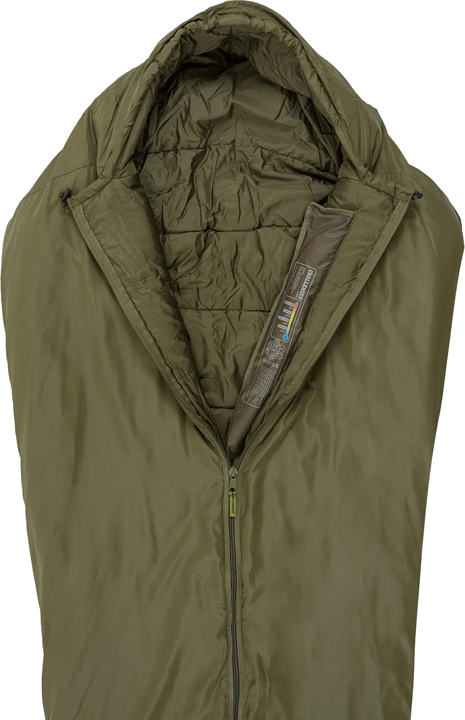 Sleeping bag Highlander Challenger 400/-8°C Olive (SB178-OG)