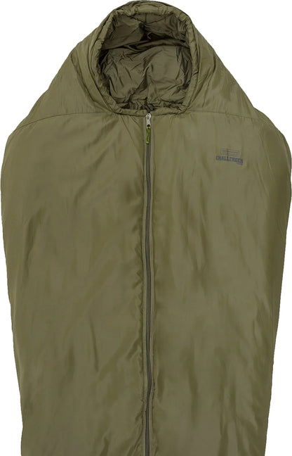 Sleeping bag Highlander Challenger 400/-8°C Olive (SB178-OG)
