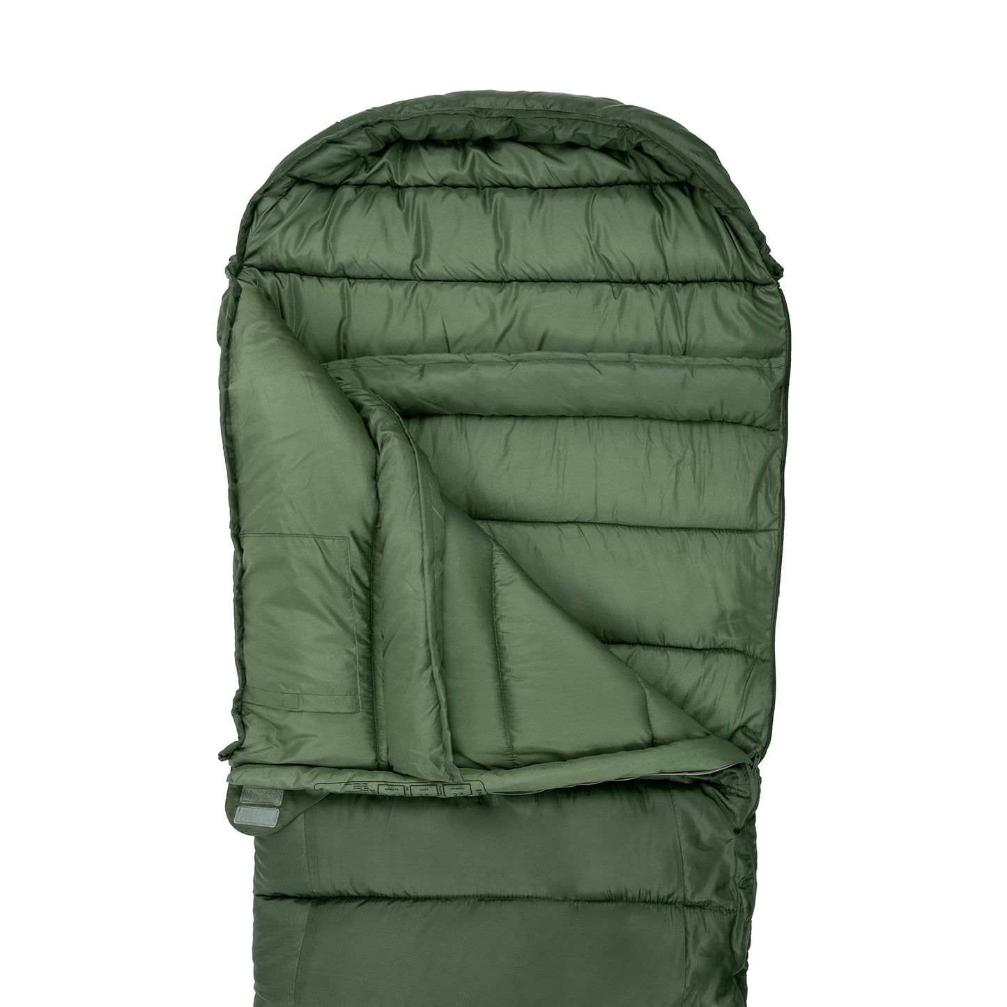 Sleeping bag Highlander Phoenix Ember 250/-3°C Olive Green Left (SB243-OG)